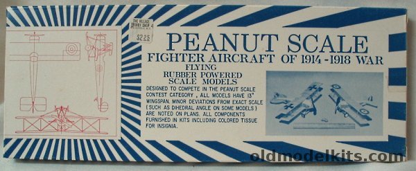 Lees Hobbies Thomas-Morse S-4C - Peanut Scale Flying Model Airplane, 102-225 plastic model kit